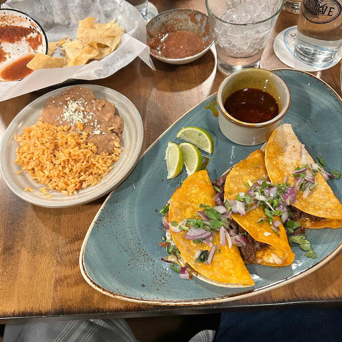 89Agave Cantina signature dishes Elote1551 QuesadillaTex-Mex Nachos
